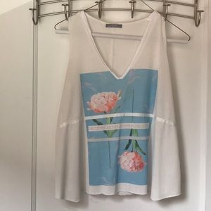 Zara graphic tank